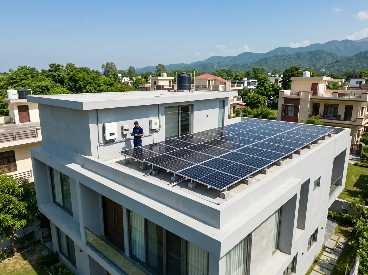 On-Grid Solar System in Haldwani